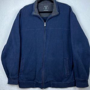 Arrow Men’s Zippered Sweater Blue Size XL